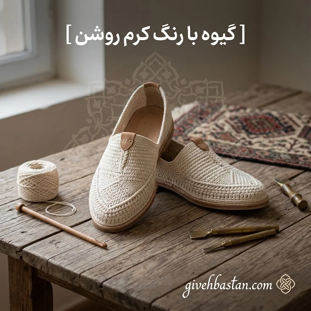 گیوه کرم روشن گیوه کرم روشن